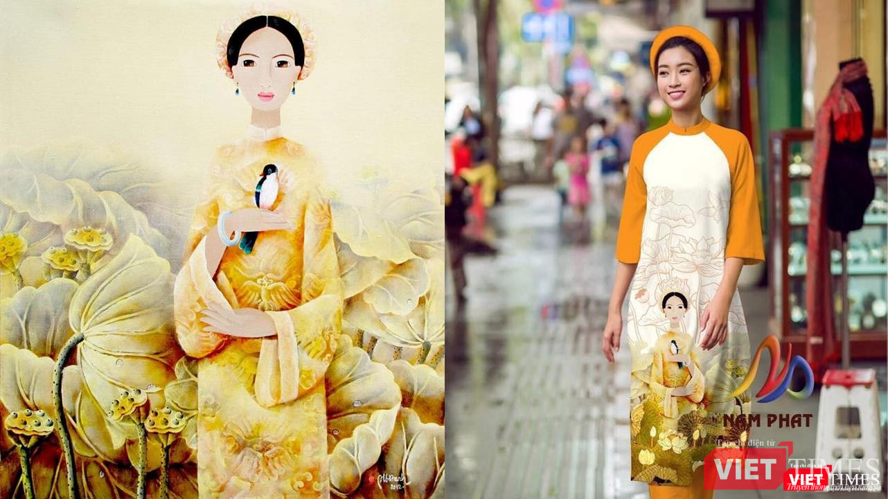 Tác phẩm nguyên gốc của họa sĩ Phan Linh Bảo Hạnh (Bình Dương) bị xâm phạm bản quyền đưa lên áo dài Tác phẩm nguyên gốc của họa sĩ Phan Linh Bảo Hạnh (Bình Dương) bị xâm phạm bản quyền đưa lên áo dài