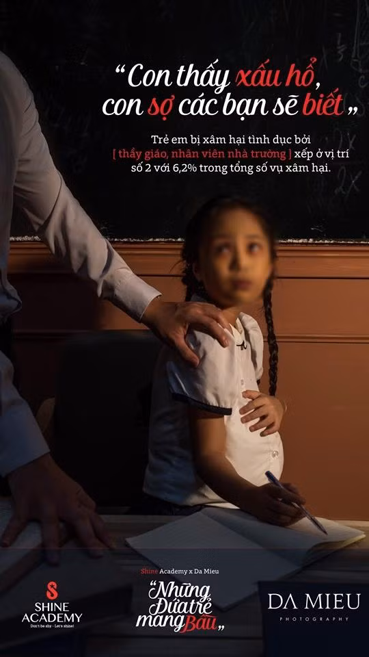 Trên trang fanpage của tác giả Dạ Miêu, công bố nguyên bộ ảnh không che mờ mặt các mẫu nhí