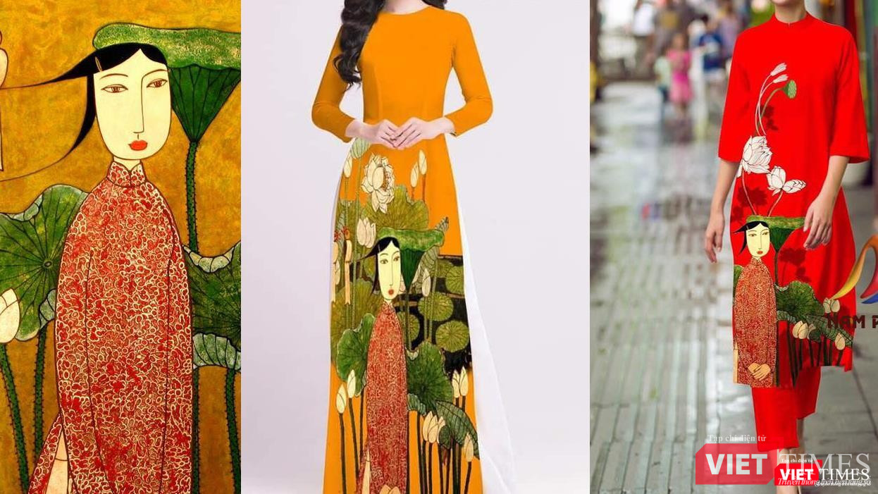 Họa sĩ Bùi Trọng Dư (Hà Nội) có tới 4 bức tranh nghệ thuật bị vi phạm bản quyền đưa lên rất nhiều mẫu áo dài Họa sĩ Bùi Trọng Dư (Hà Nội) có tới 4 bức tranh nghệ thuật bị vi phạm bản quyền đưa lên rất nhiều mẫu áo dài