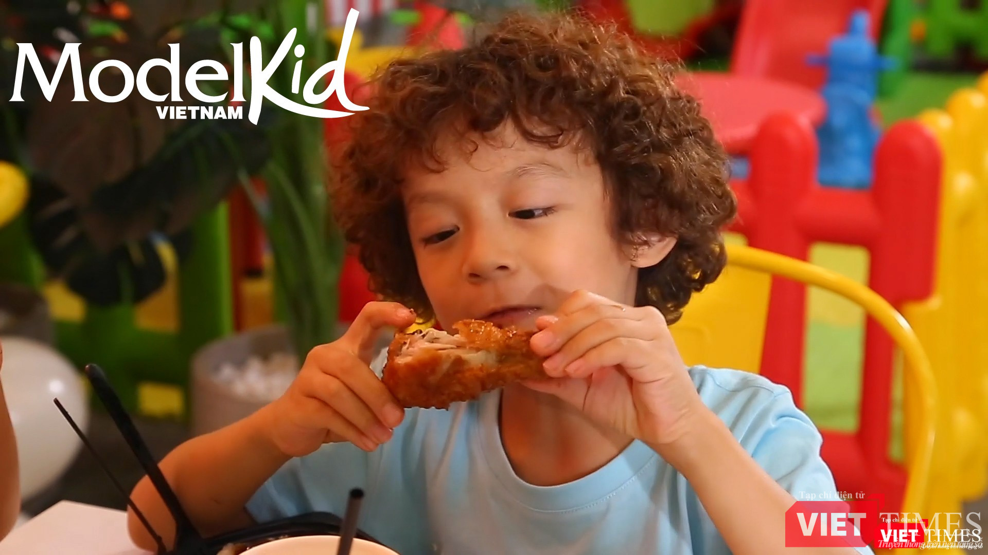 Chương trình là nơi thỏa đam mê nhưng cũng đầy tính giải trí cho các bé vui chơi (Ảnh: MKVN) 