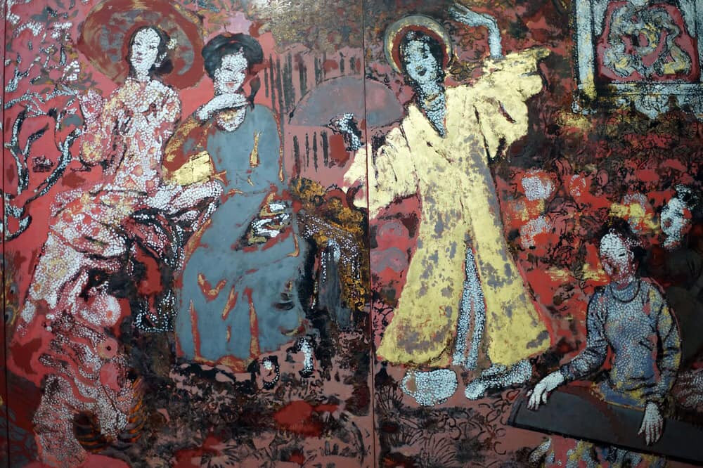 Tranh danh họa là bậc thầy về kỹ thuật sơn mài và còn chuyển tải tinh thần văn hóa sâu sắc, quý phái, tinh tế, lịch lãm, sang trọng