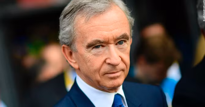 Ông chủ LVMH Bernard Arnault (Ảnh: CNN) Ông