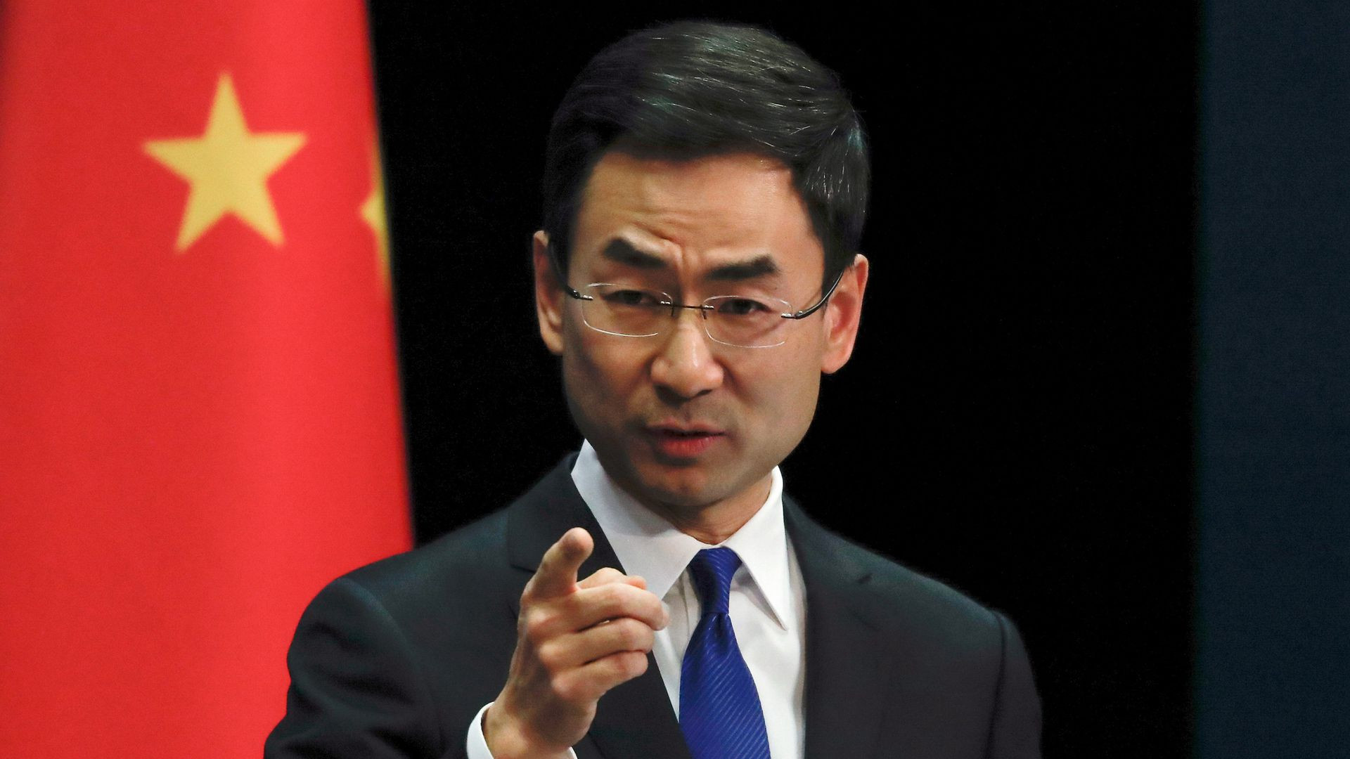 Cảnh Sảng, người phát ngôn Bộ Ngoại giao Trung Quốc được coi là một nhân vật thuộc phái cứng rắn (diều hâu) ở Trung Quốc (Ảnh: Đa Chiều).