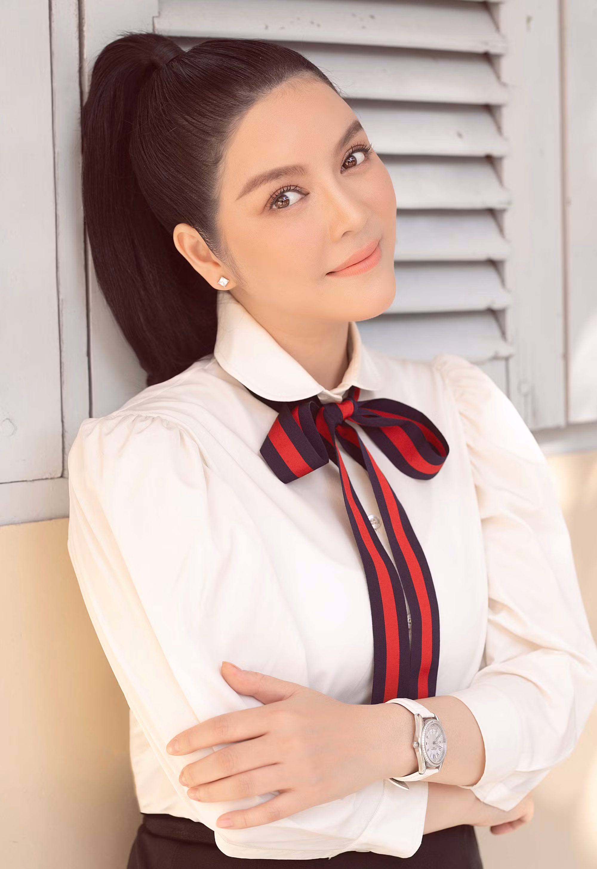 Cô học trò Lý Nhã Kỳ về thăm lại trường xưa Cô học trò Lý Nhã Kỳ về thăm lại trường xưa