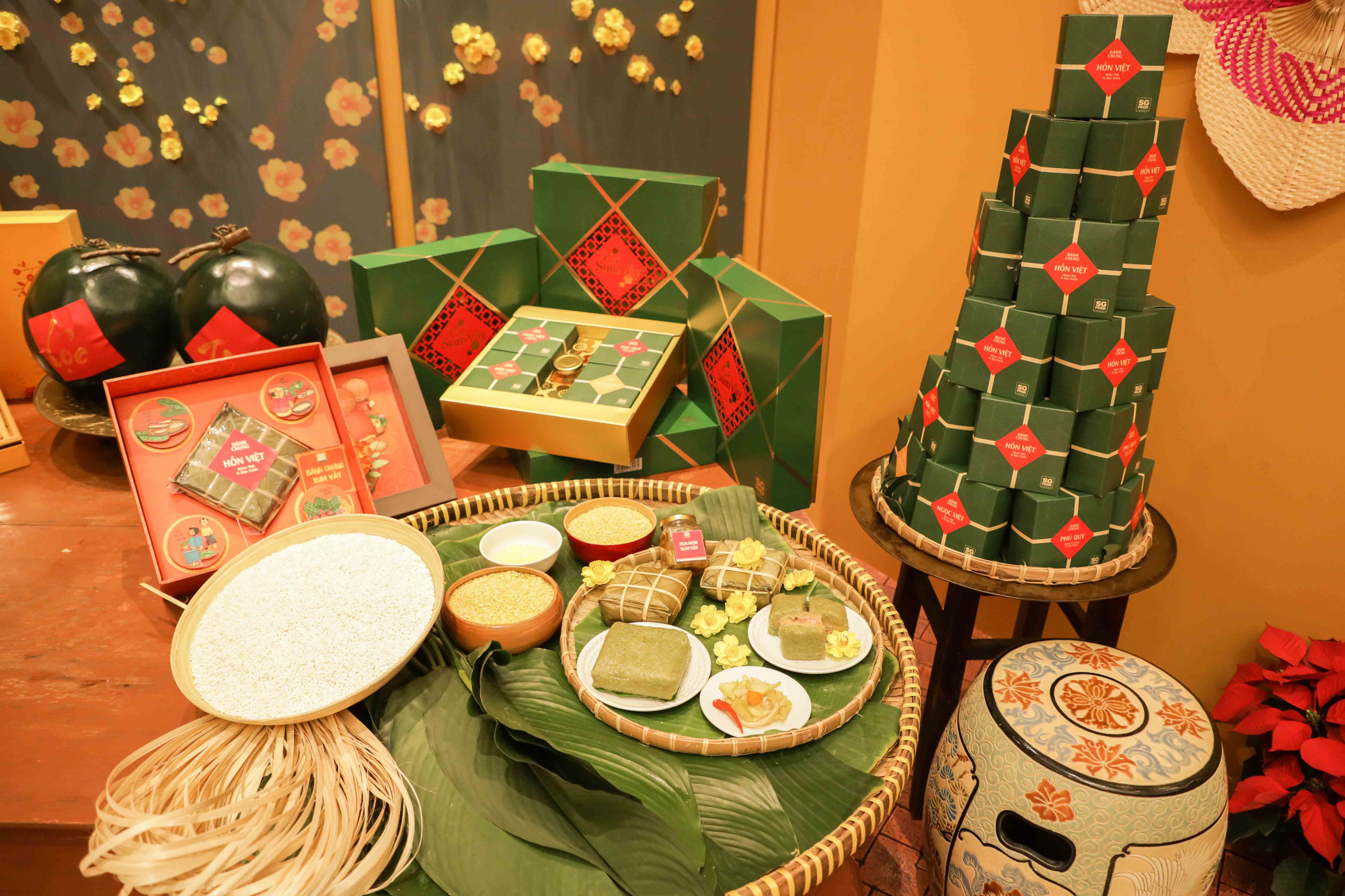 Bánh chưng Hồn Việt tại lễ hội Tết Festival 