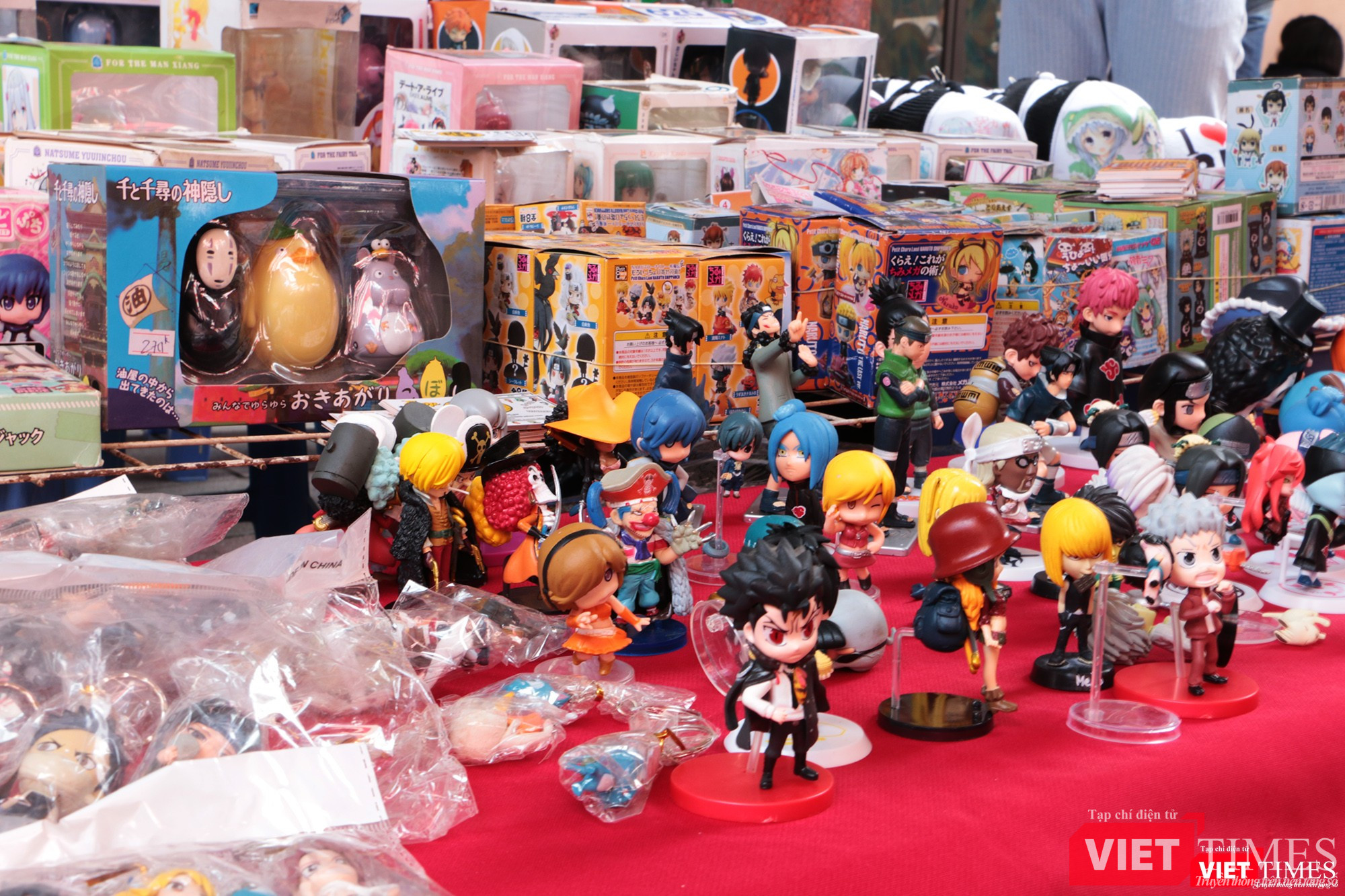 Những con búp bê mô phỏng các nhân vật trong manga Nhật Bản