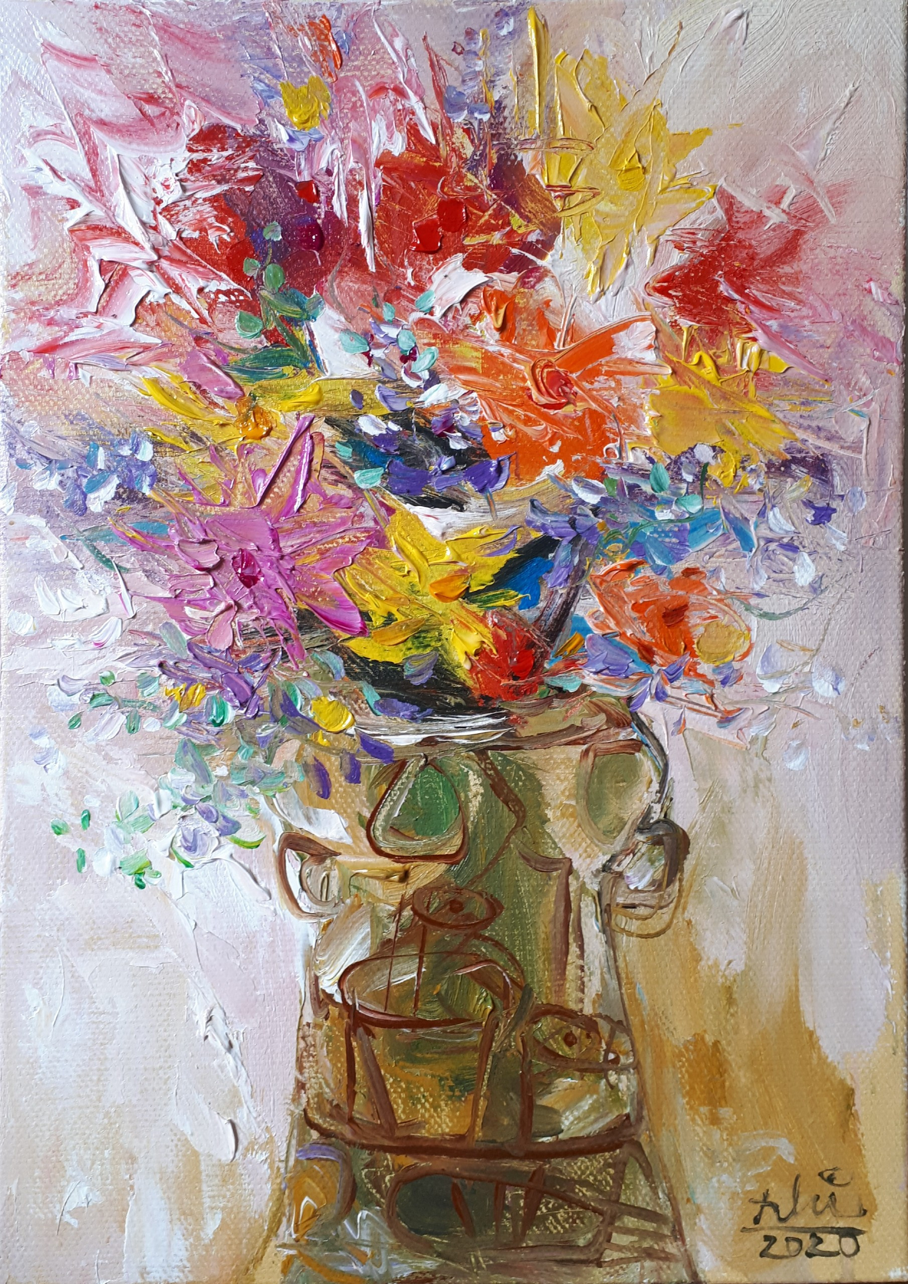 Tranh xuân của họa sĩ Bình Nhi Tranh của họa sĩ Bình Nhi