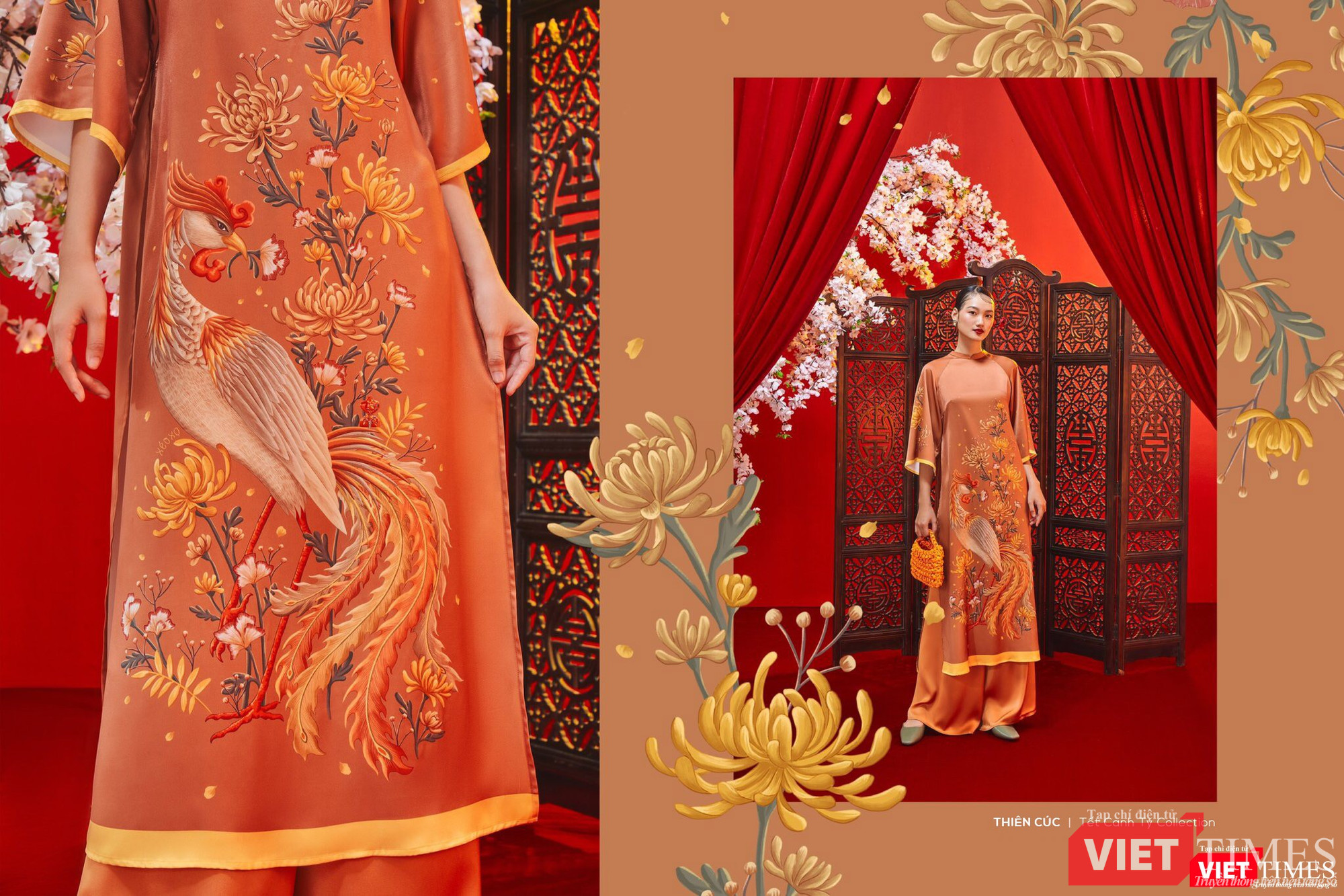 Cảm hứng đến từ bộ Chim tứ quý (Công, Hạc, Trĩ, Phượng) - một bộ tranh Tứ Bình rất nổi tiếng của dòng tranh Hàng Trống Cảm hứng đến từ bộ Chim tứ quý (Công, Hạc, Trĩ, Phượng) - một bộ tranh Tứ Bình rất nổi tiếng của dòng tranh Hàng Trống