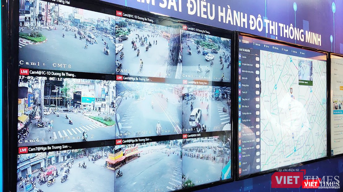 Trung tâm Kiểm soát, Điều hành đô thị thông minh (Ảnh: Hòa Bình) Trung tâm Kiểm soát, Điều hành đô thị thông minh (Ảnh: Hòa Bình)