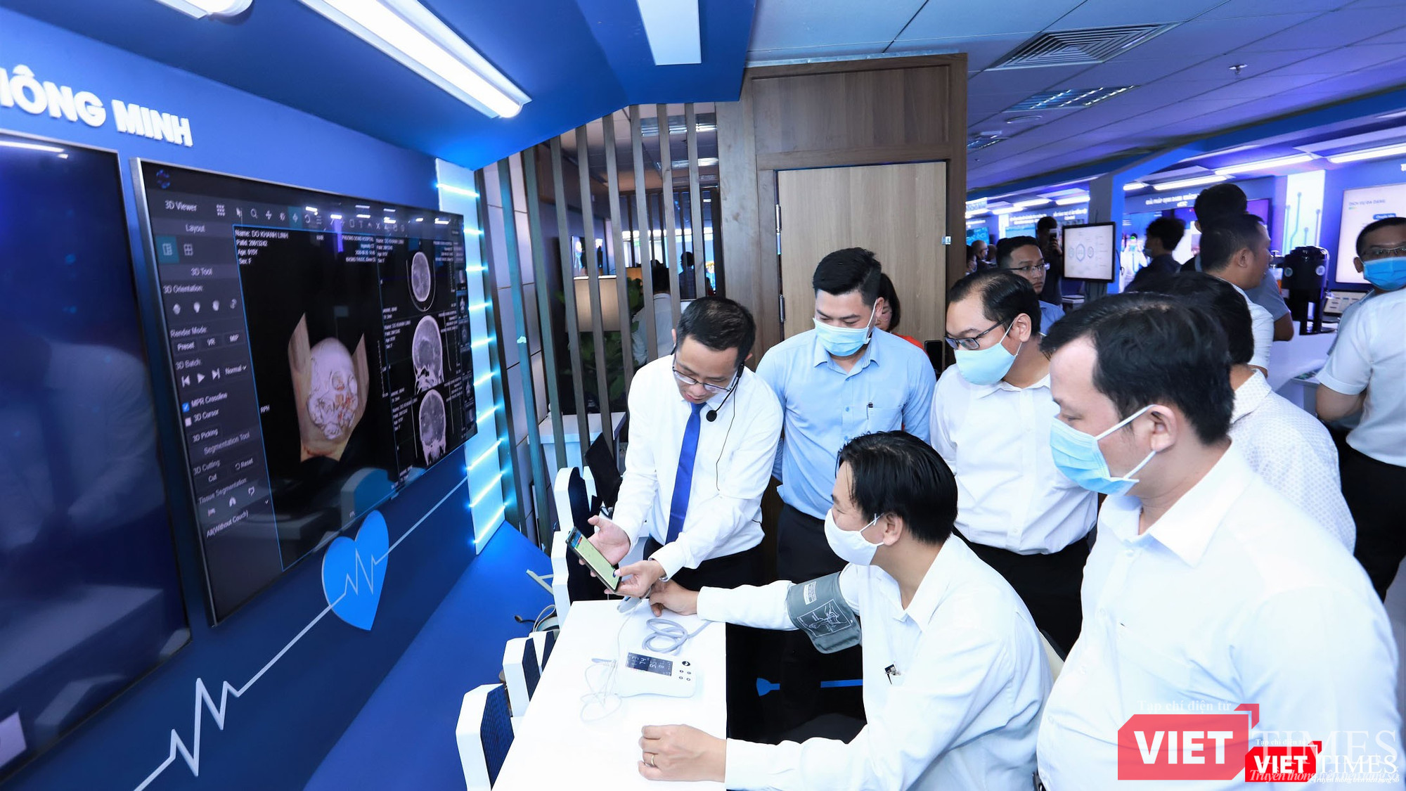 Không gian sáng tạo và trải nghiệm chuyển đổi số TP.HCM (Ảnh: VT) 