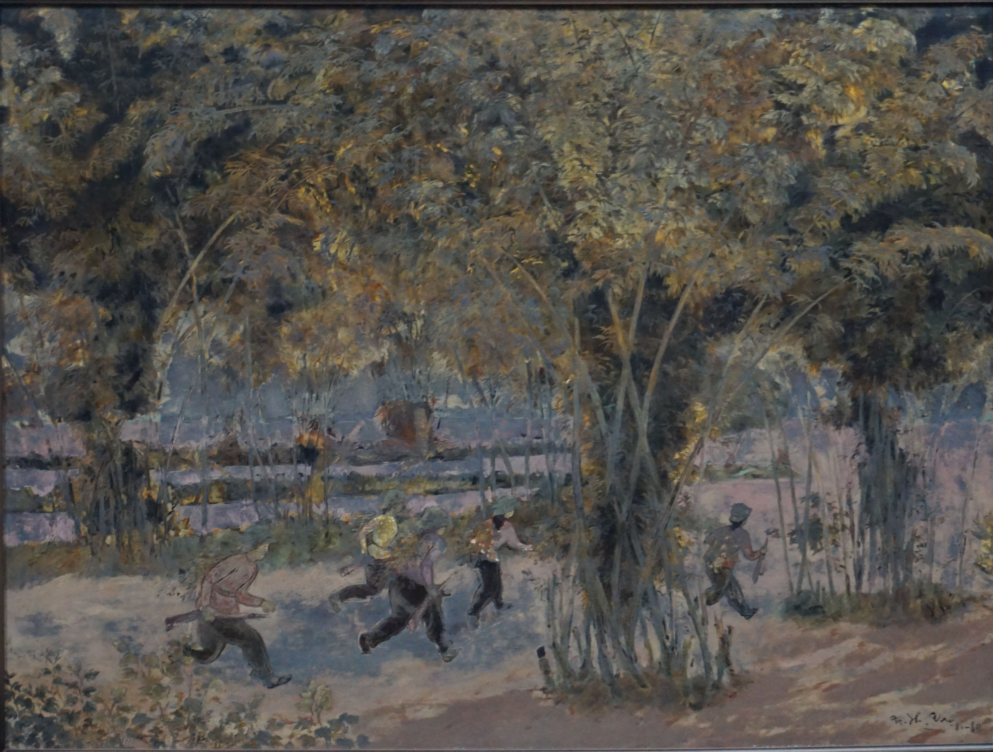 Để bảo vệ xóm làng, 1980 - 84, Trần Đình Thọ Để bảo vệ xóm làng, 1980 - 84, Trần Đình Thọ