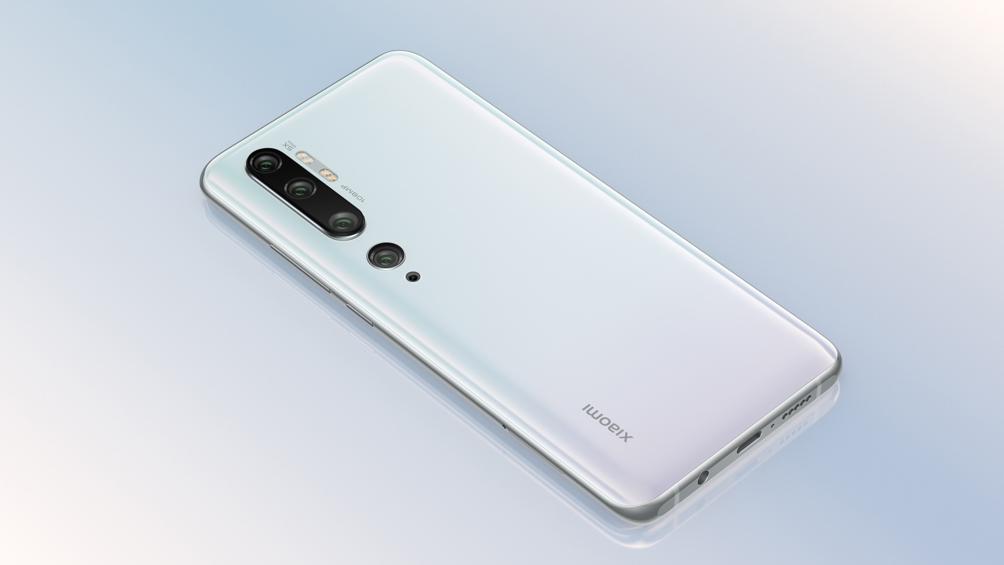 Phiên bản Mi Note 10 màu trắng Phiên bản Mi Note 10 màu trắng