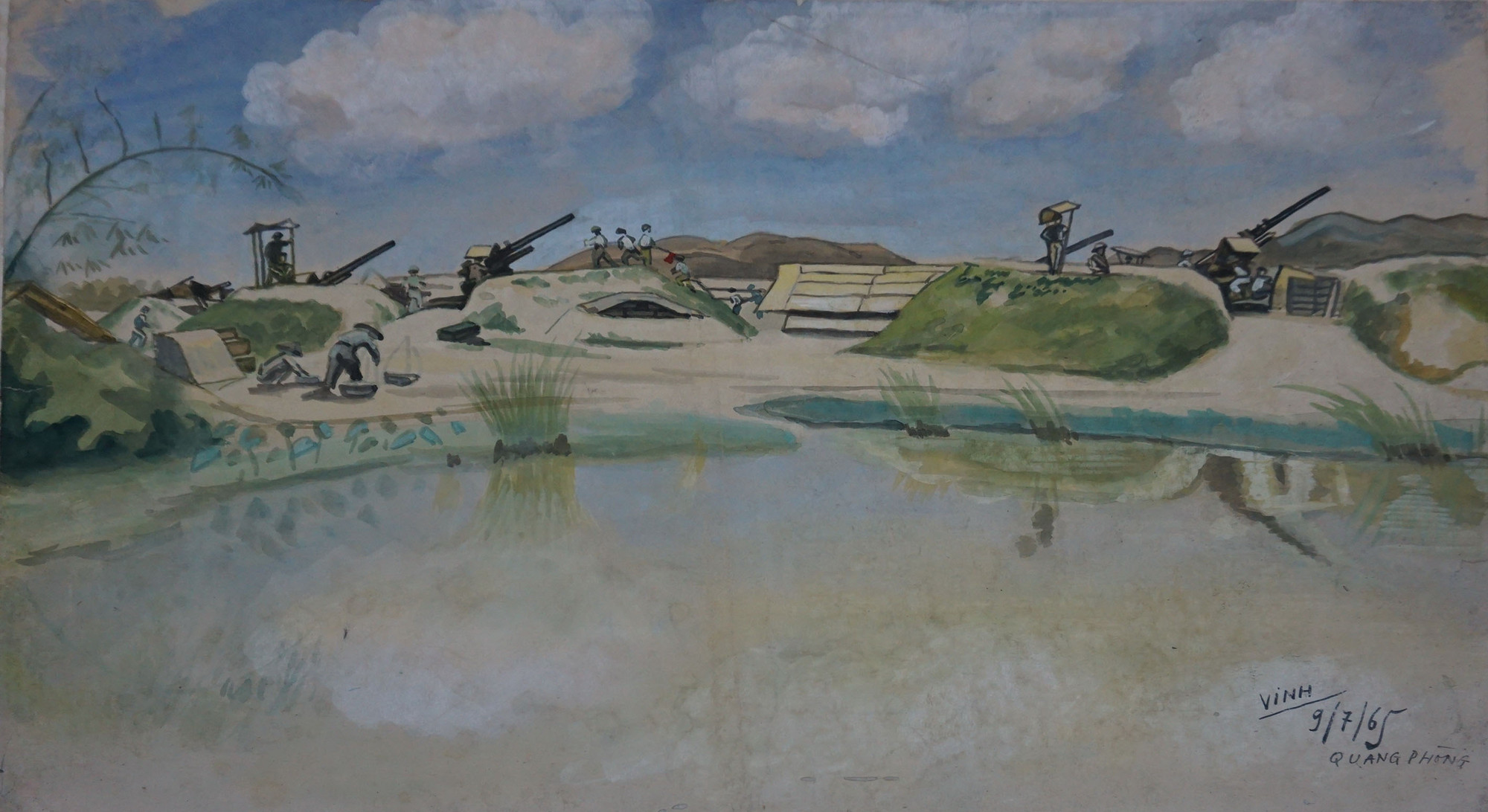 Trận địa pháo, 1965, Quang Phòng Trận địa pháo, 1965, Quang Phòng