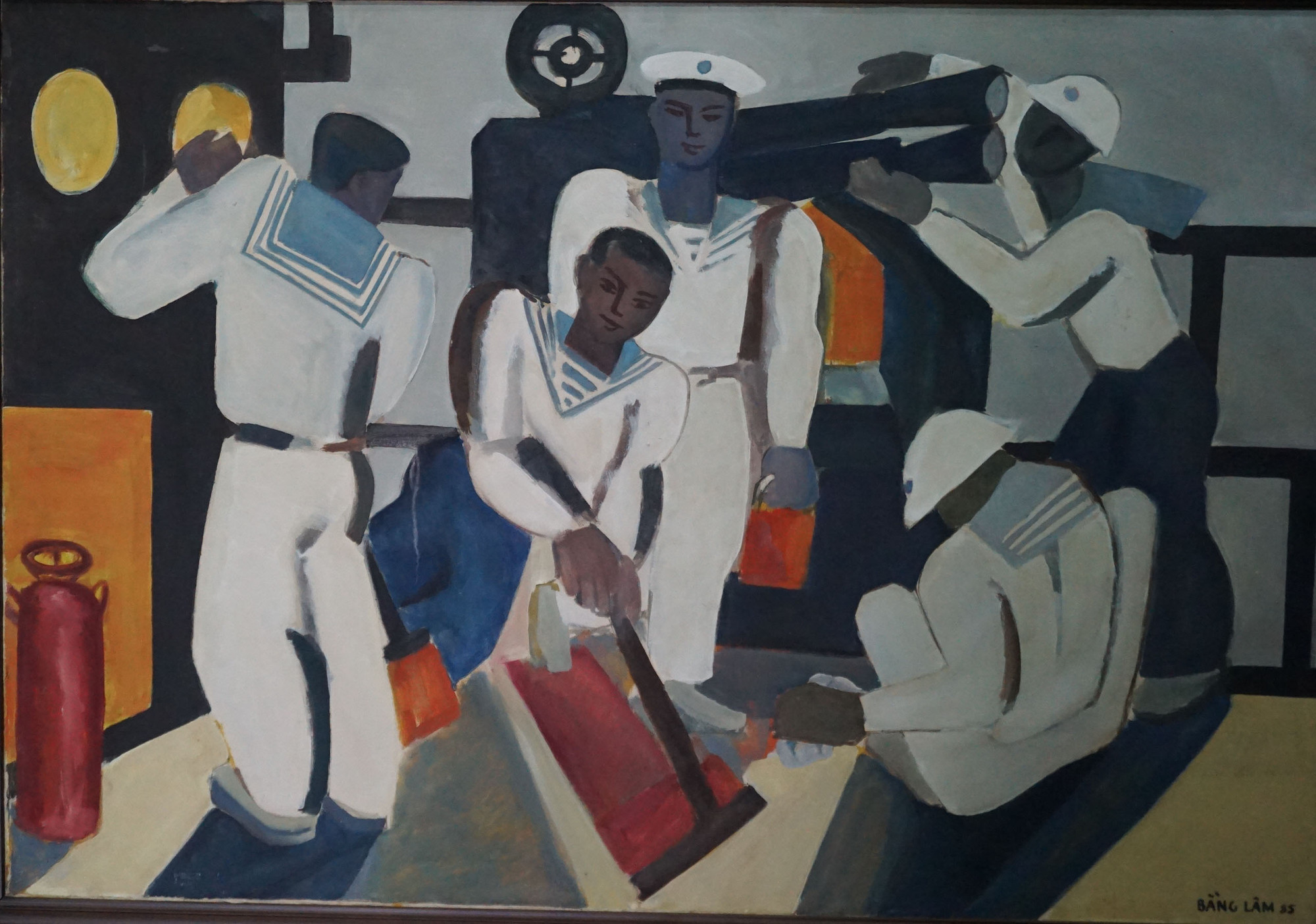 Bảo quản tàu, sáng tác năm 1985, Nguyễn Bằng Lâm Bảo quản tàu, sáng tác năm 1985, Nguyễn Bằng Lâm