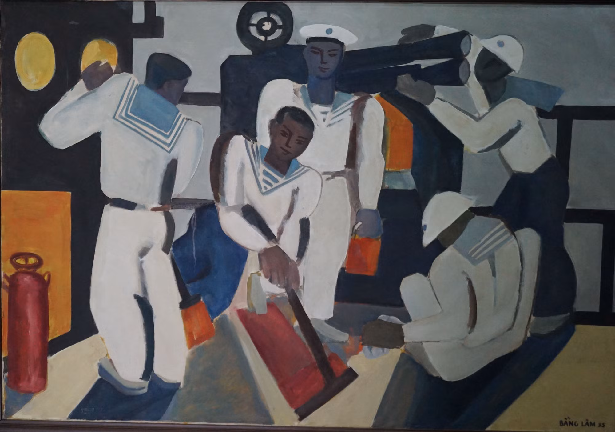 Bảo quản tàu, sáng tác năm 1985, Nguyễn Bằng Lâm