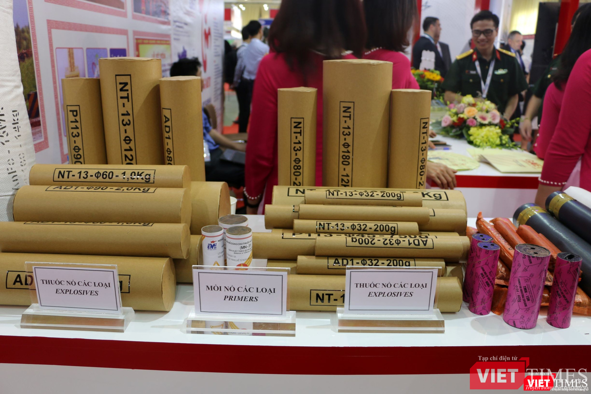 Các loại vật liệu nổ của Tổng Công ty Kinh tế Kỹ thuật Công nghiệp Quốc phòng (GAET)