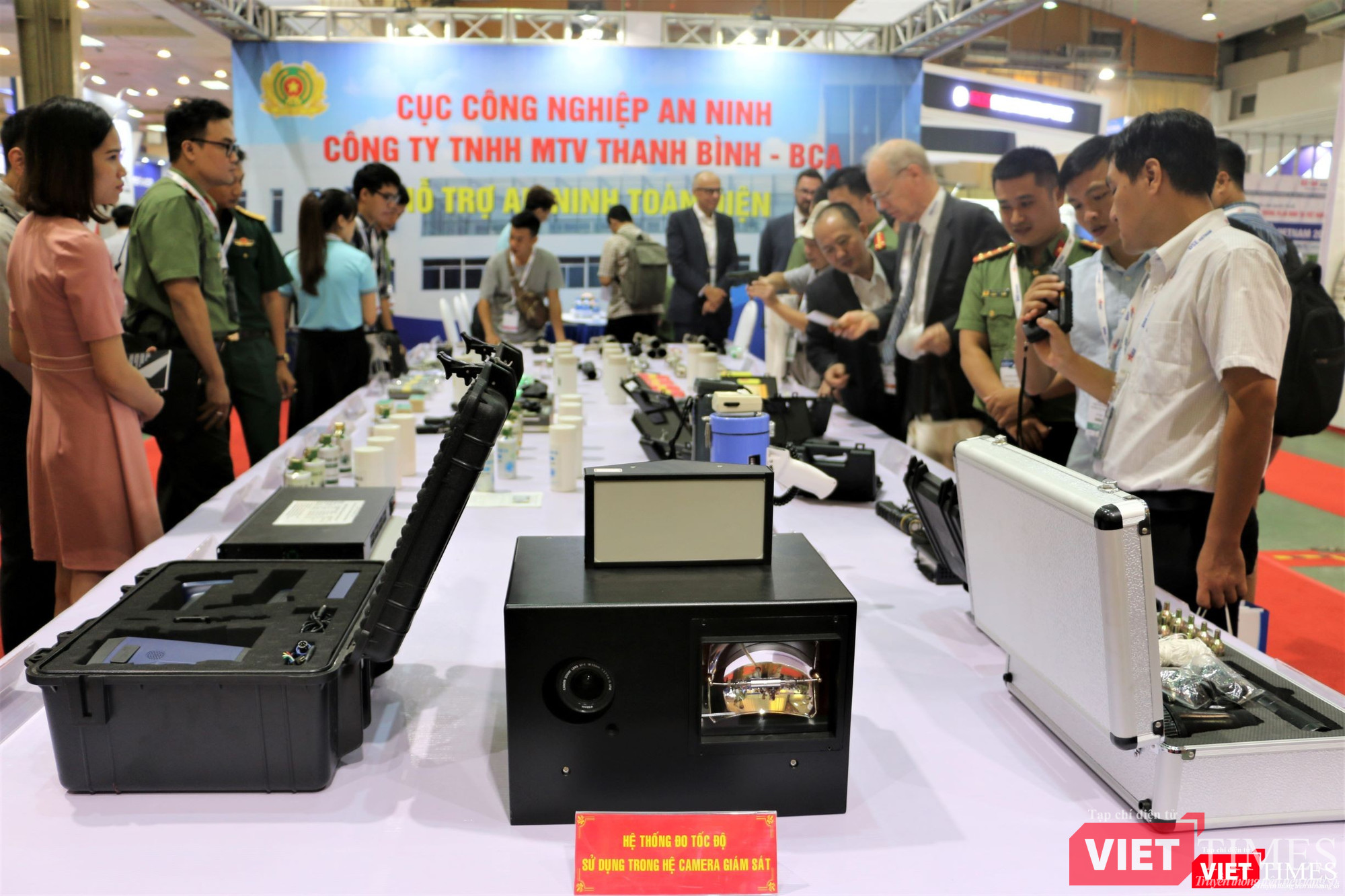 Các trang thiết bị an ninh do Công ty TNHH MTV Thanh Bình (Bộ Công an) sản xuất