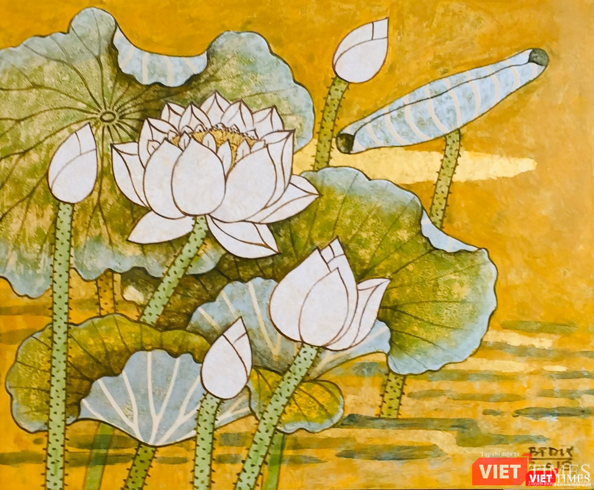 Tranh của họa sĩ Bùi Trọng Dư