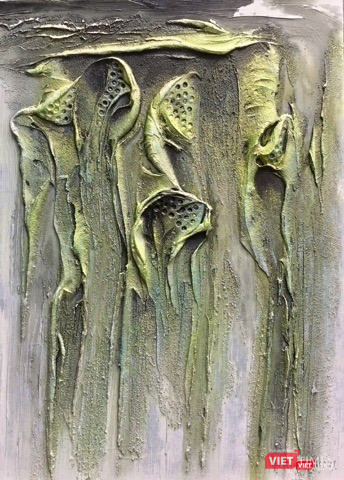 "Không đề 3" - Tranh của họa sĩ Mạc Hoàng Thượng "Không đề 3" - Tranh của họa sĩ Mạc Hoàng Thượng
