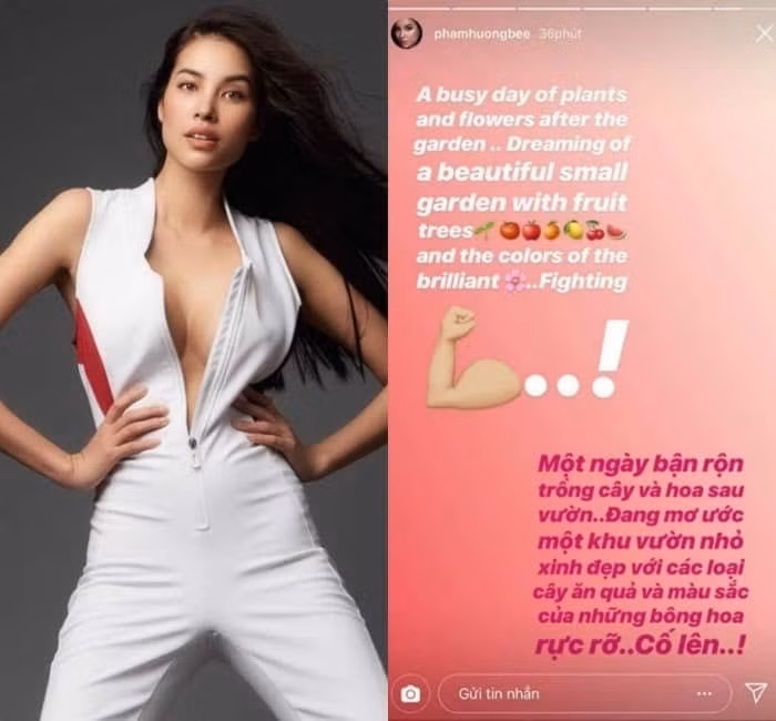 Status được cho là đã đưa lên mạng xã hội bởi tài khoản của Hoa hậu Phạm Hương Status được cho là đã đưa lên mạng xã hội bởi tài khoản của Hoa hậu Phạm Hương