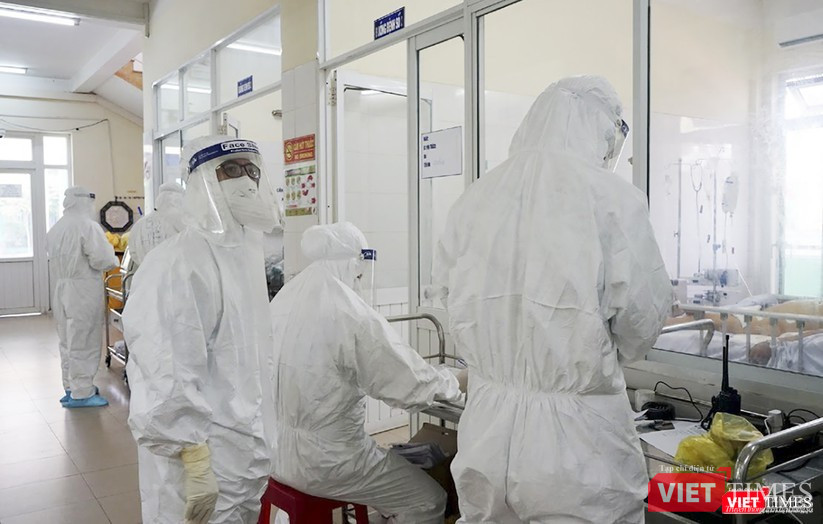 Bên trong BV Phổi Đà Nẵng (Ảnh: Hồ Xuân Mai) 