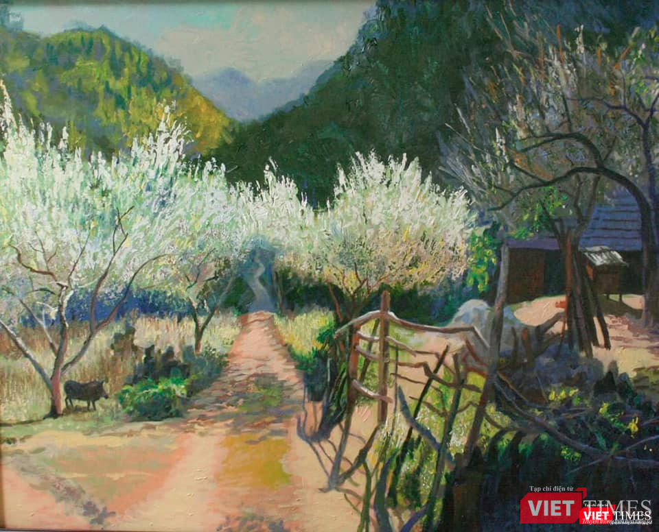 Bức tranh gốc của họa sĩ Đỗ Huy Thanh đang lưu giữ 
