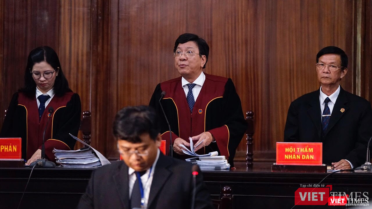 Thẩm phán Phạm Lương Toản - chủ tọa phiên tòa