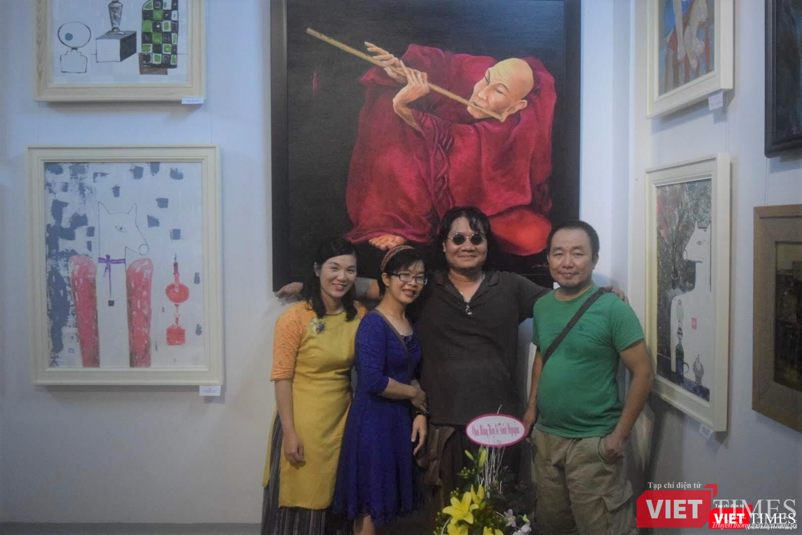 Họa sĩ Nguyễn Tuấn - tác giả của tranh sơn dầu 