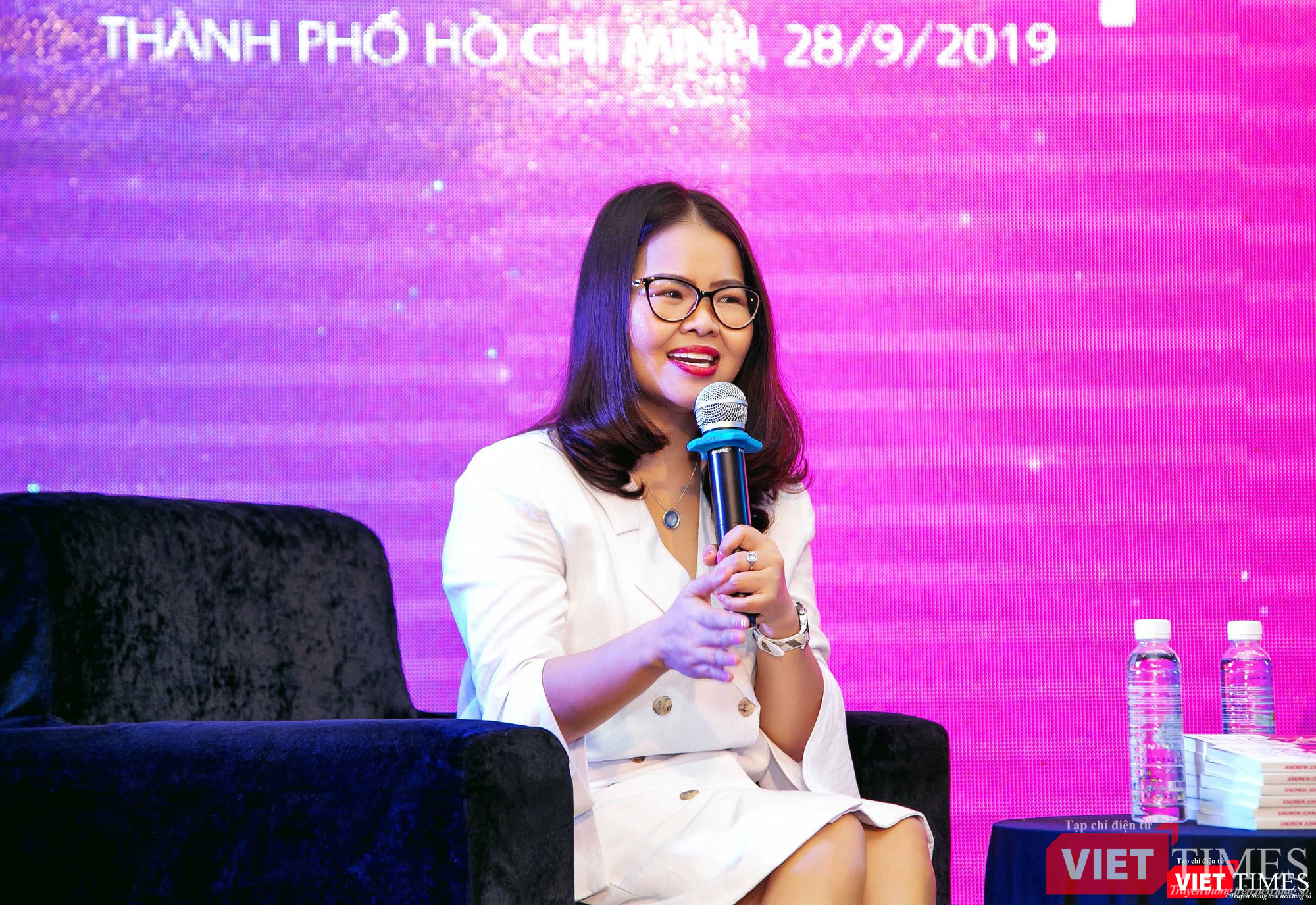 Bà Hằng nhấn mạnh thông điệp về việc người làm mất năng suất của doanh nghiệp thường chính là ông bà chủ chứ không phải nhân viên