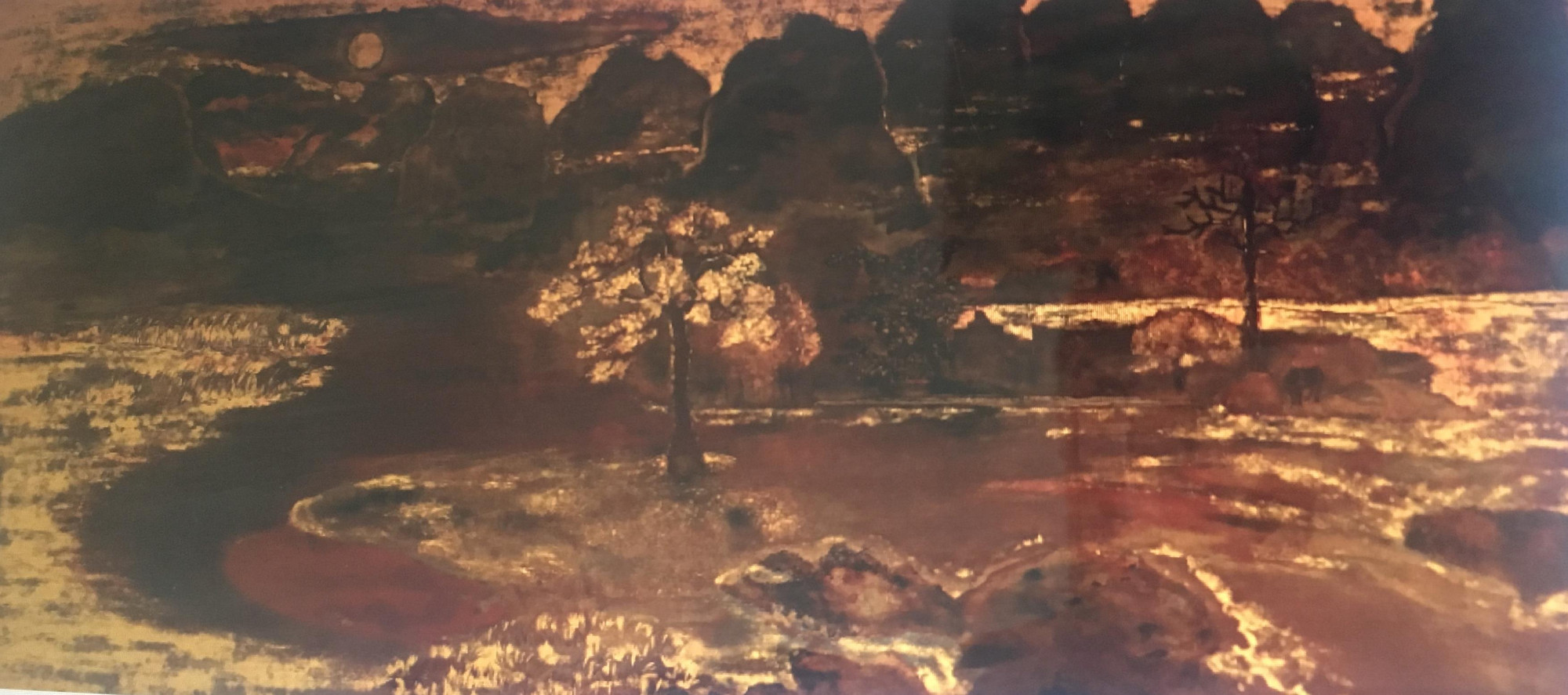 Bức “Tranh phong cảnh” của danh họa Nguyễn Gia Trí vẫn đang rao bán