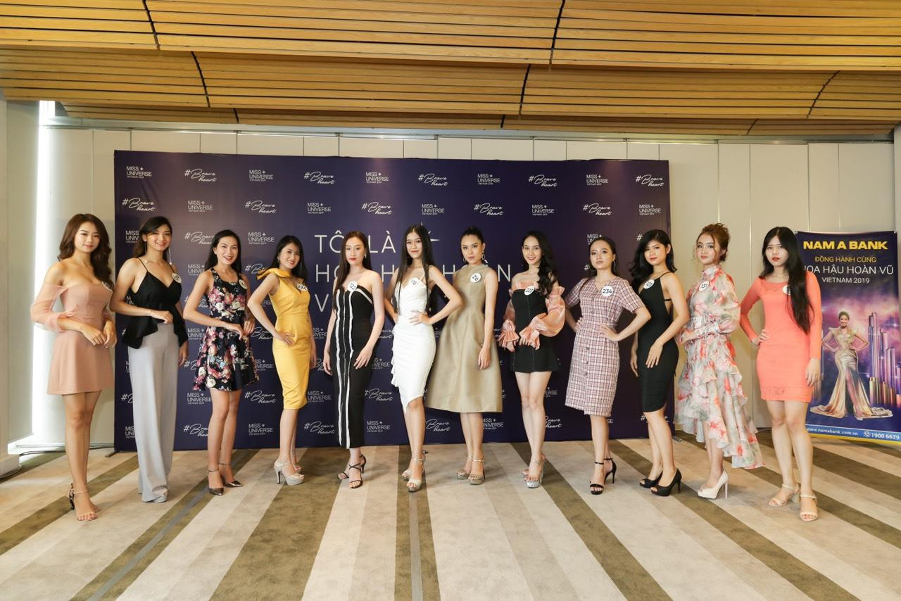 Thí sinh Hoa hậu Hoàn vũ Việt Nam 2019 