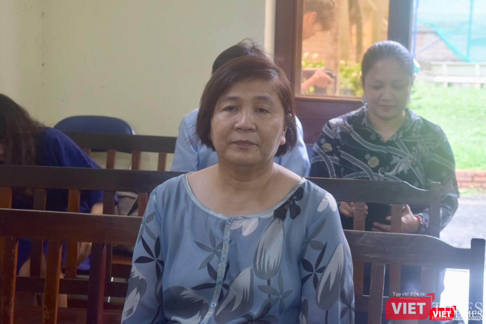 Bà Phan Thị Mỹ Hạnh tại phiên tòa sáng 3/9 Bà Phan Thị Mỹ Hạnh tại phiên tòa sáng 3/9