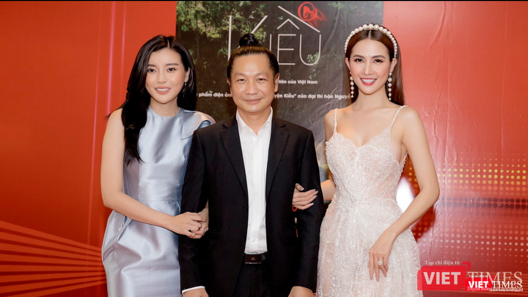 Cao Thái Hà, đạo diễn Đỗ Thành An, Phan Thị Mơ tại buổi gặp gỡ báo chí