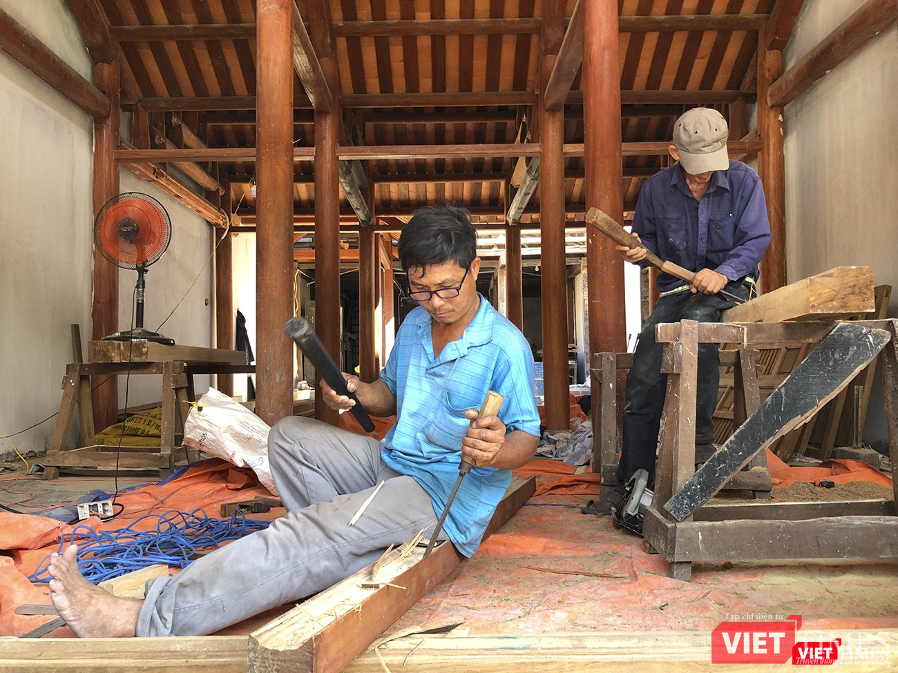 Thợ truyền thống đã trở lại để gìn giữ phố Hội