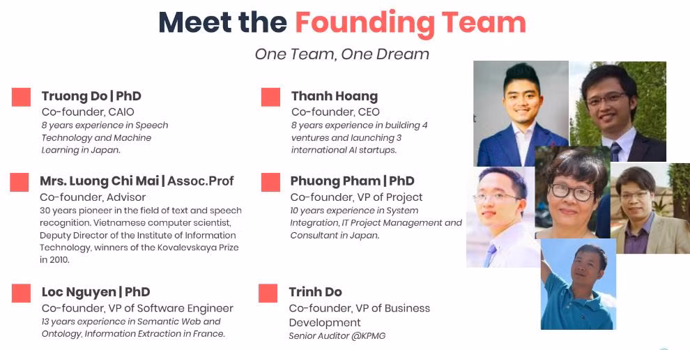 Các thành viên sáng lập VAIS