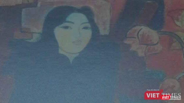 Khuôn mặt phụ nữ trong tranh Nguyễn Sáng có nét đẹp riêng biệt, cá tính, bố cục chắc chắn, sang trọng Khuôn mặt phụ nữ trong tranh Nguyễn Sáng có nét đẹp riêng biệt, cá tính, bố cục chắc chắn, sang trọng