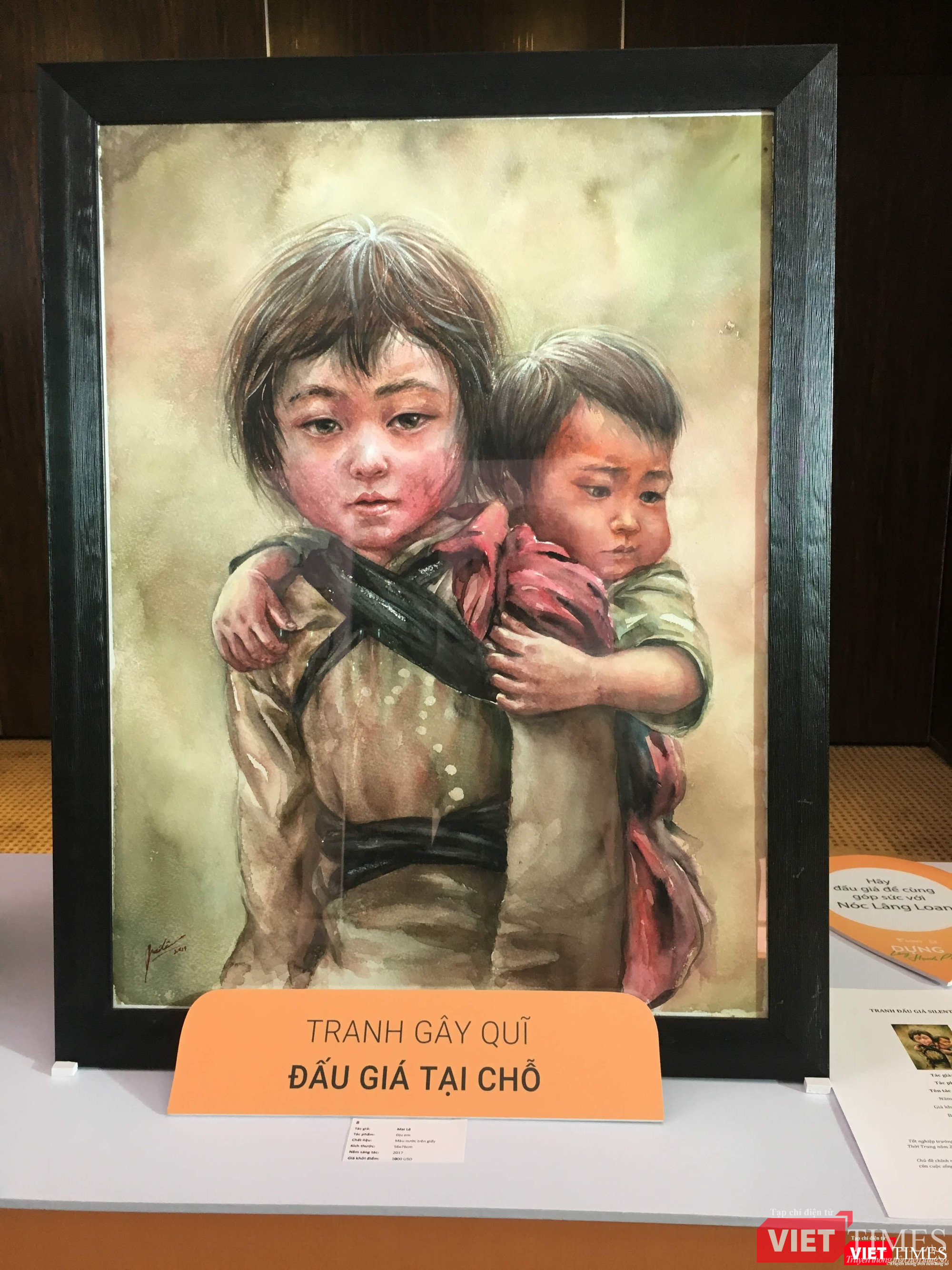 "Địu em" (Mai Lê) giá khởi điểm 1.000 USD