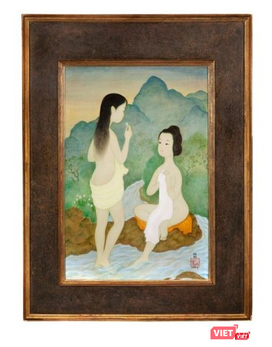 “Nguồn” (La source) của Mai Trung Thứ vẽ năm 1966 bán giá 195.000€