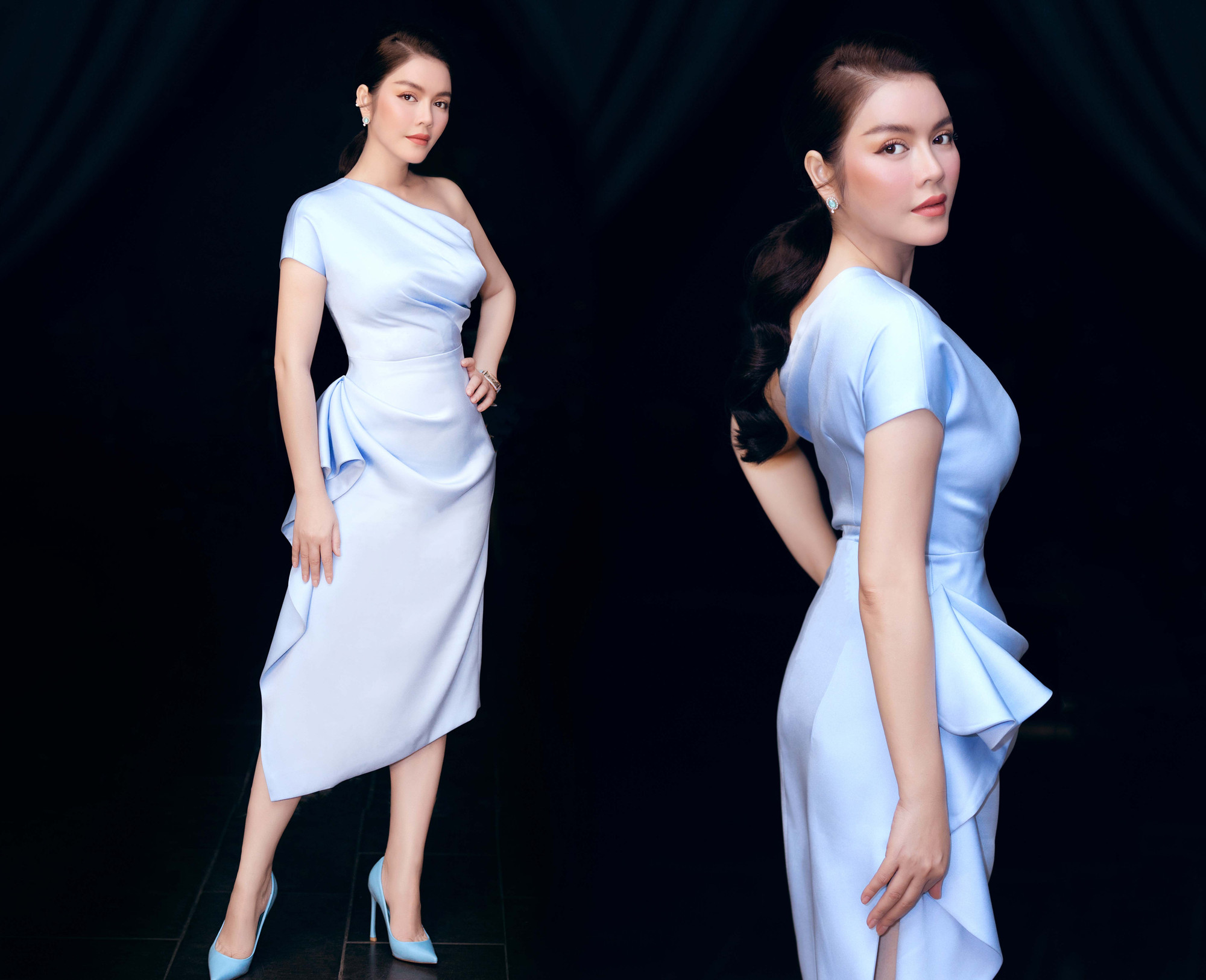 Lãnh sự danh dự Rumani chọn đầm ôm body khoe đường cong Lãnh sự danh dự Rumani chọn đầm ôm body khoe đường cong