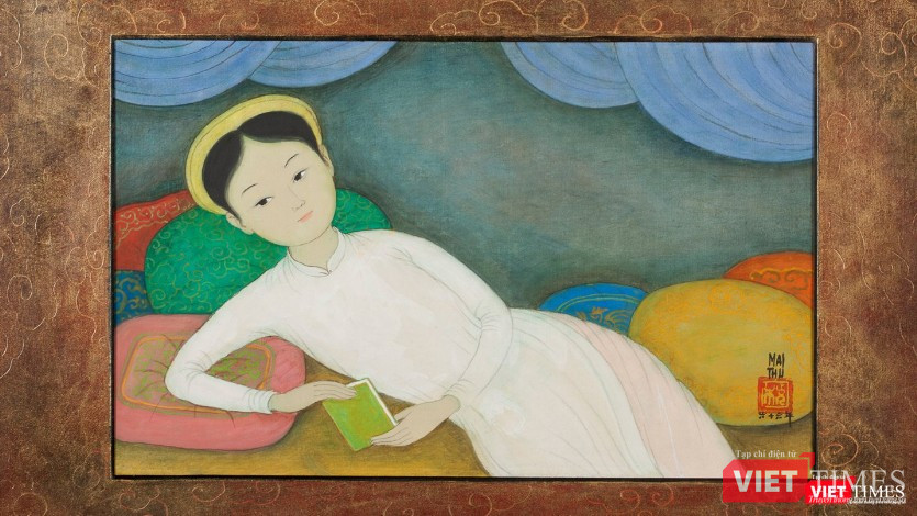 Bức “Thiếu nữ” Mai Trung Thứ bán ra với giá 117.000€
