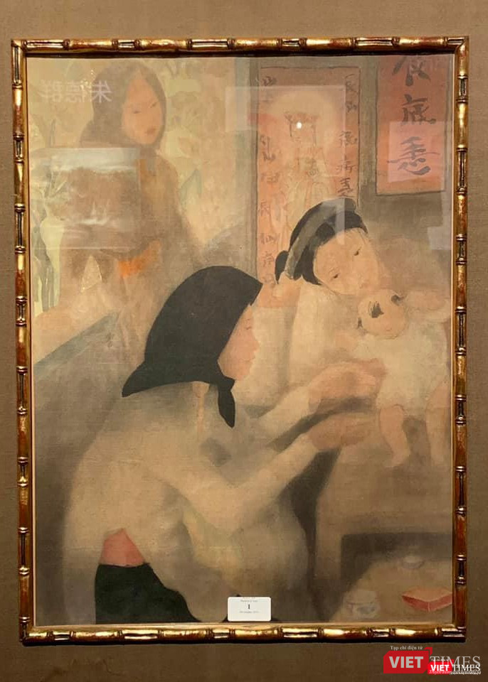 Tranh lụa của họa sĩ Pháp Alix Aymé