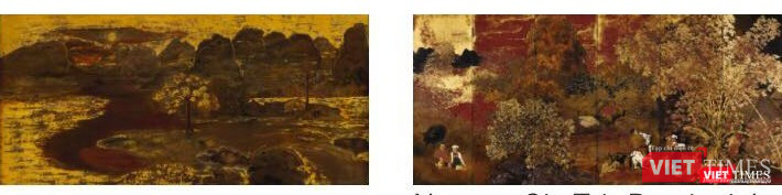 Bức bên trái quá mờ nhạt, bị đánh giá chỉ xứng tầm học trò so với bức bên phải cũng đề tên Nguyễn Gia Trí, đã được đấu giá hồi năm 2017 Bức bên trái quá mờ nhạt, bị đánh giá chỉ xứng tầm học trò so với bức bên phải cũng đề tên Nguyễn Gia Trí, đã được đấu giá hồi năm 2017