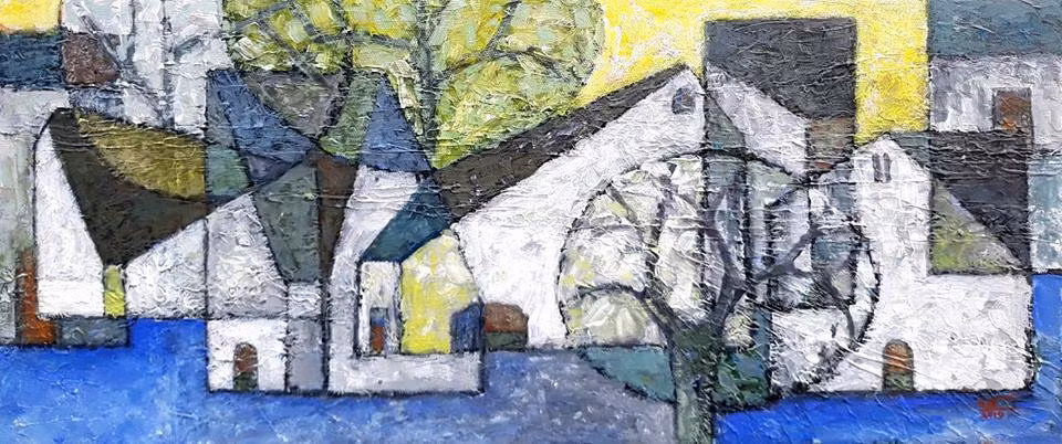 "Mùa thay lá 4" của họa sĩ Nguyễn Minh