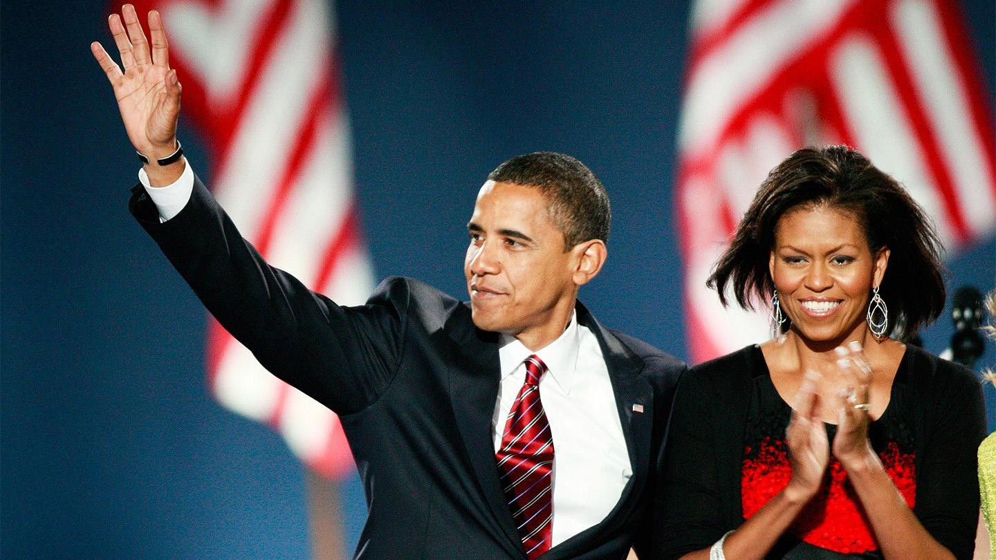 Cựu tổng thống Barack Obama và phu nhân Michelle tại bữa tiệc chia tay Nhà Trắng 