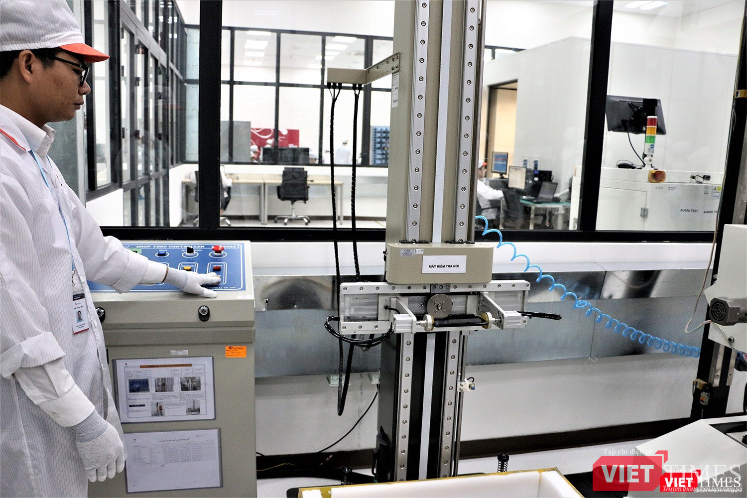 Thiết bị thí nghiệm thả rơi sản phẩm