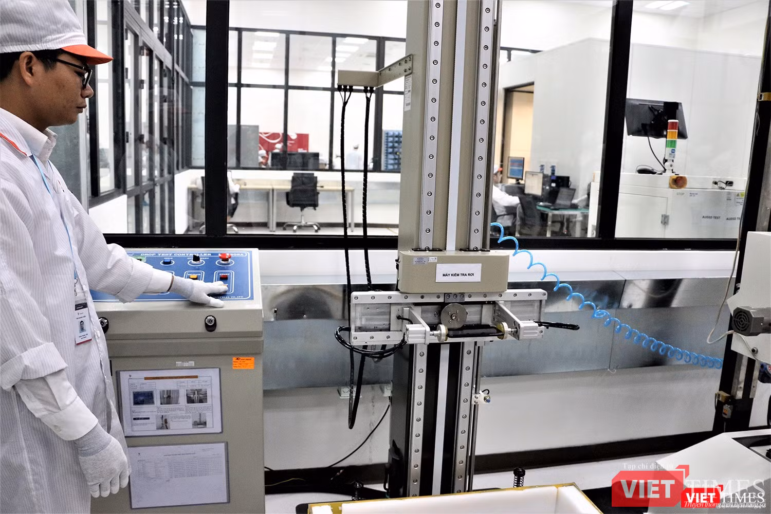 Thiết bị thí nghiệm thả rơi sản phẩm