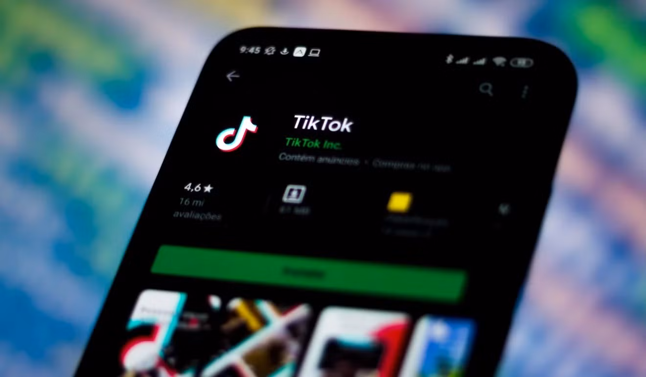 Tik Tok trên chợ Google Play (ảnh: SCMP)