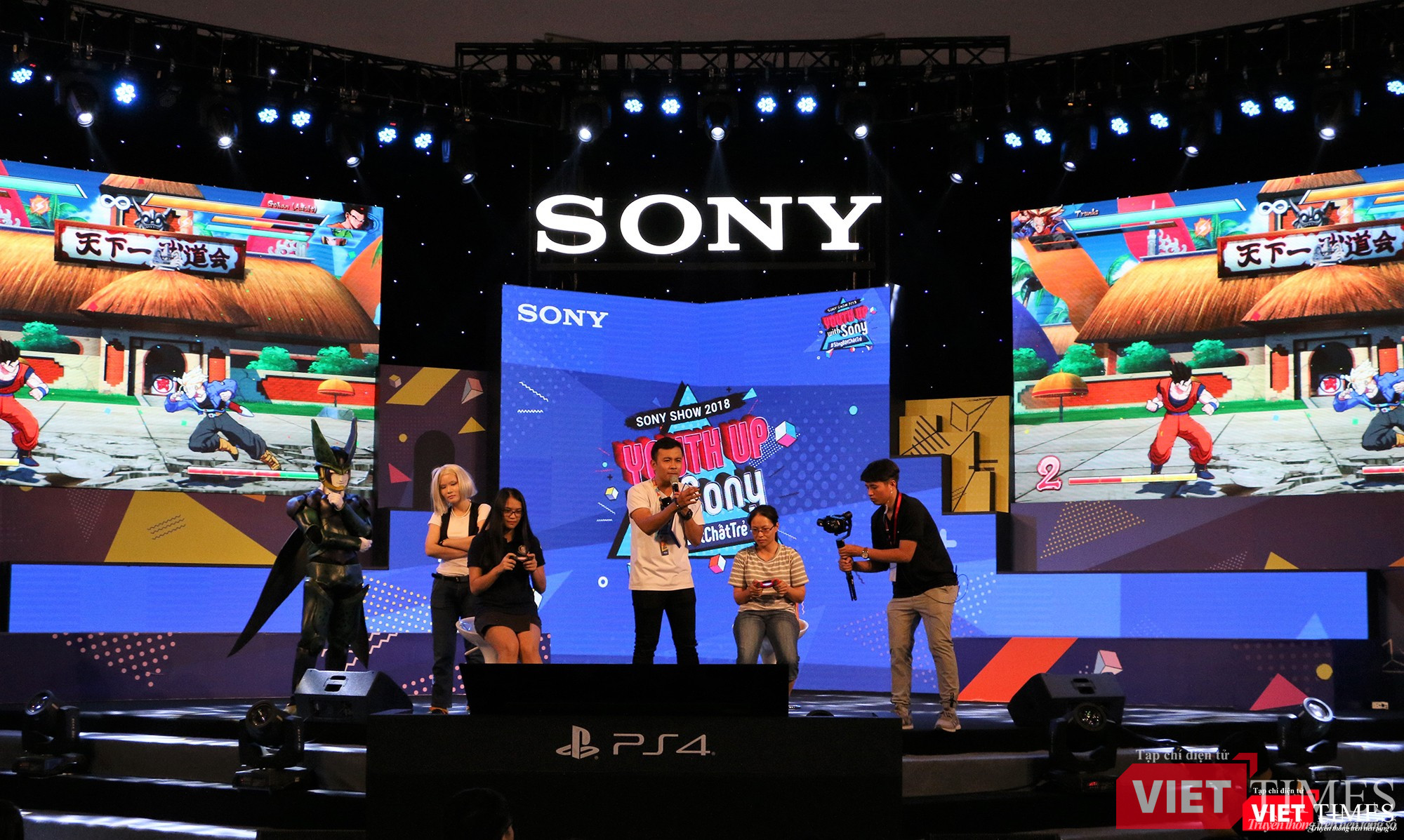 Thi đấu game ngay trên sân khấu