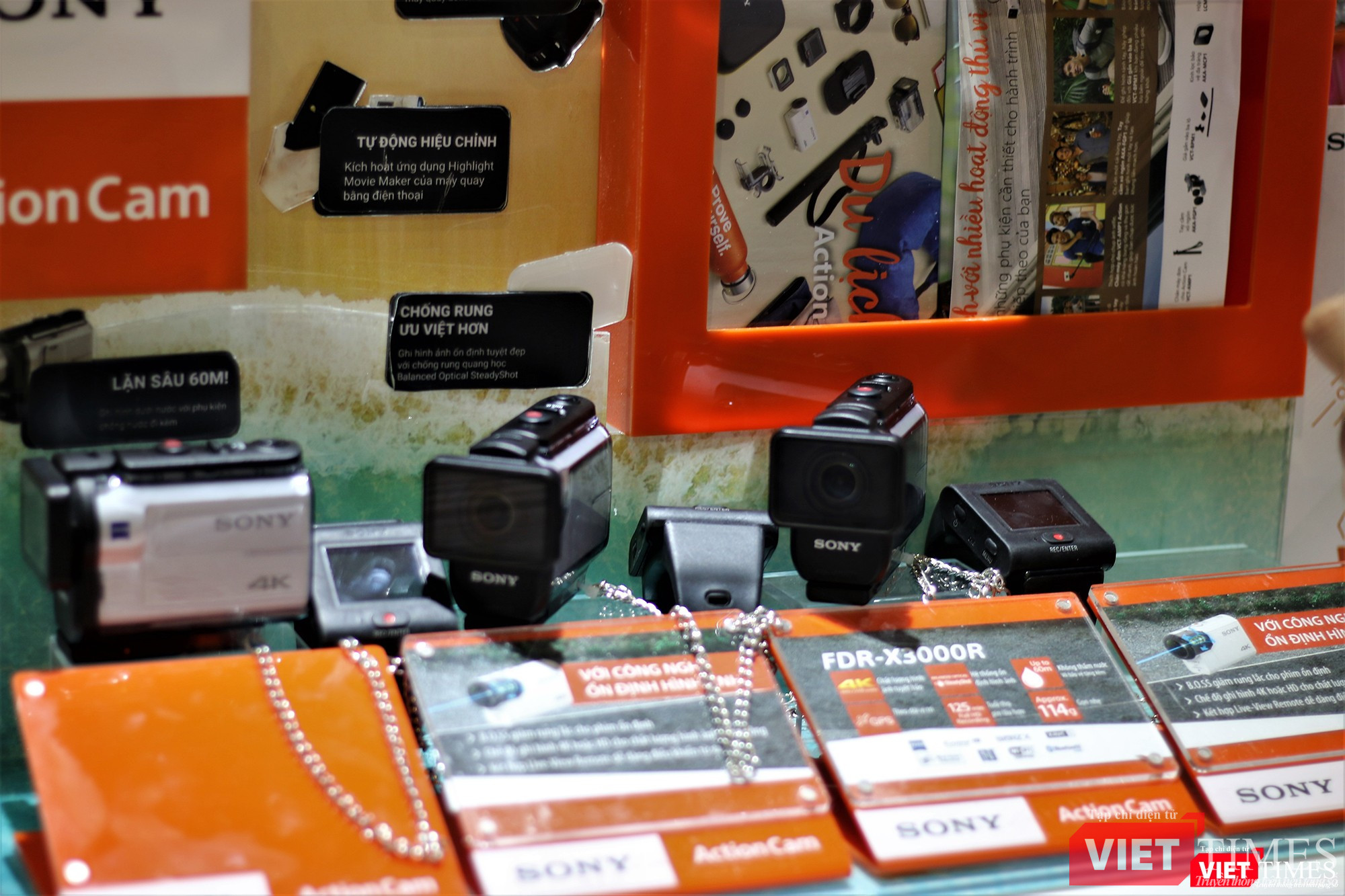 Camera chống nước có thể lặn sâu 60 mét