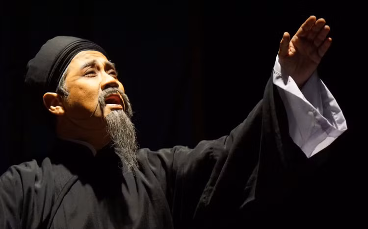 Nghệ sĩ Thành Lộc trong vở "Tiên Nga"